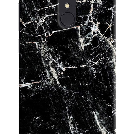 Black Marble Texture Redmi Note 5 Hard Case Back Cover by Casekaro