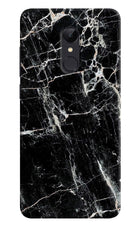 Black Marble Texture Redmi Note 5 Hard Case Back Cover by Casekaro
