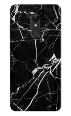 Black Marble Pattern Redmi Note 5 Hard Case Back Cover by Casekaro