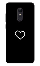 Heart Redmi Note 5 Hard Case Back Cover by Casekaro