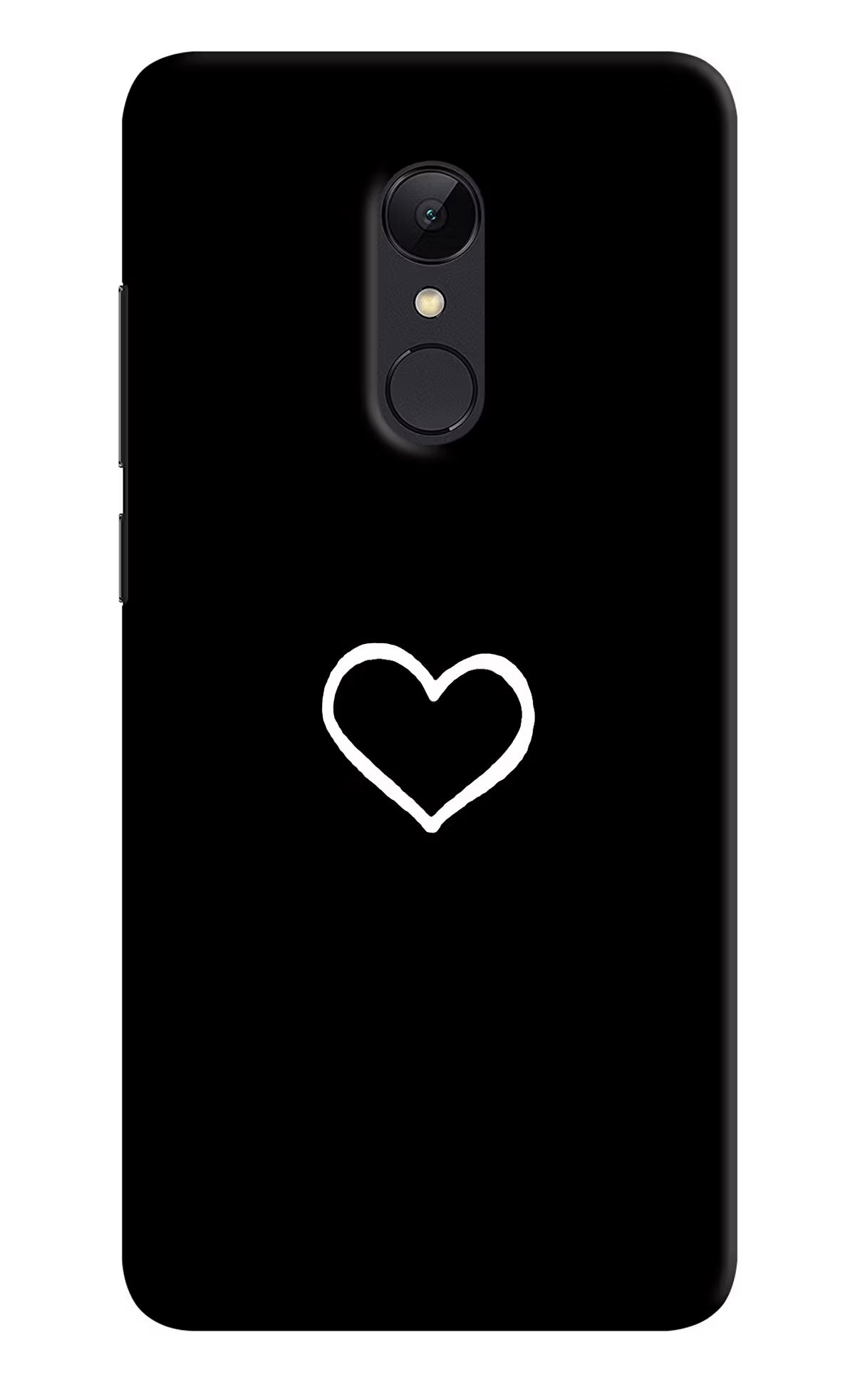 Heart Redmi Note 5 Hard Case Back Cover by Casekaro