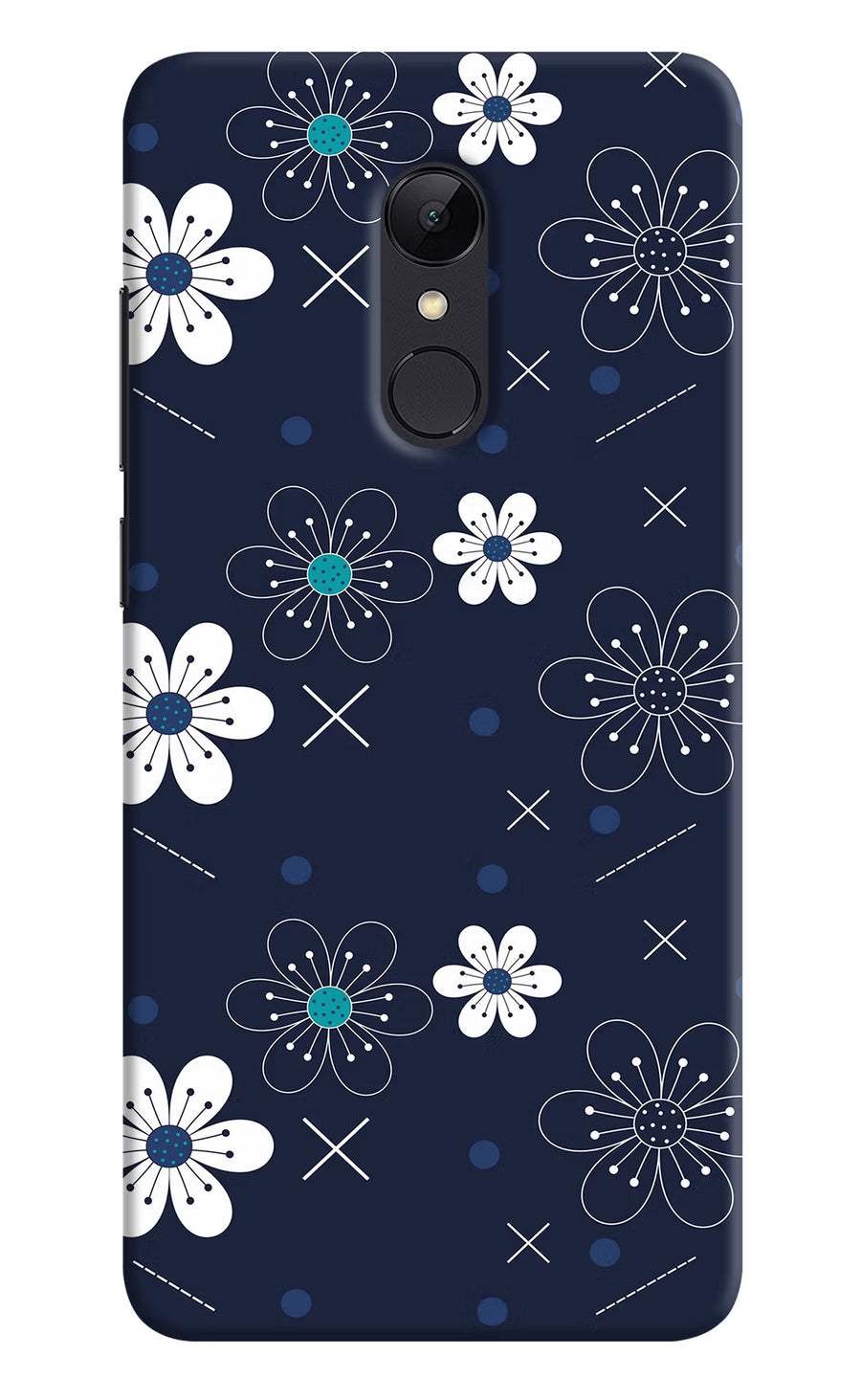 Flowers Redmi Note 5 Back Cover, Hard case