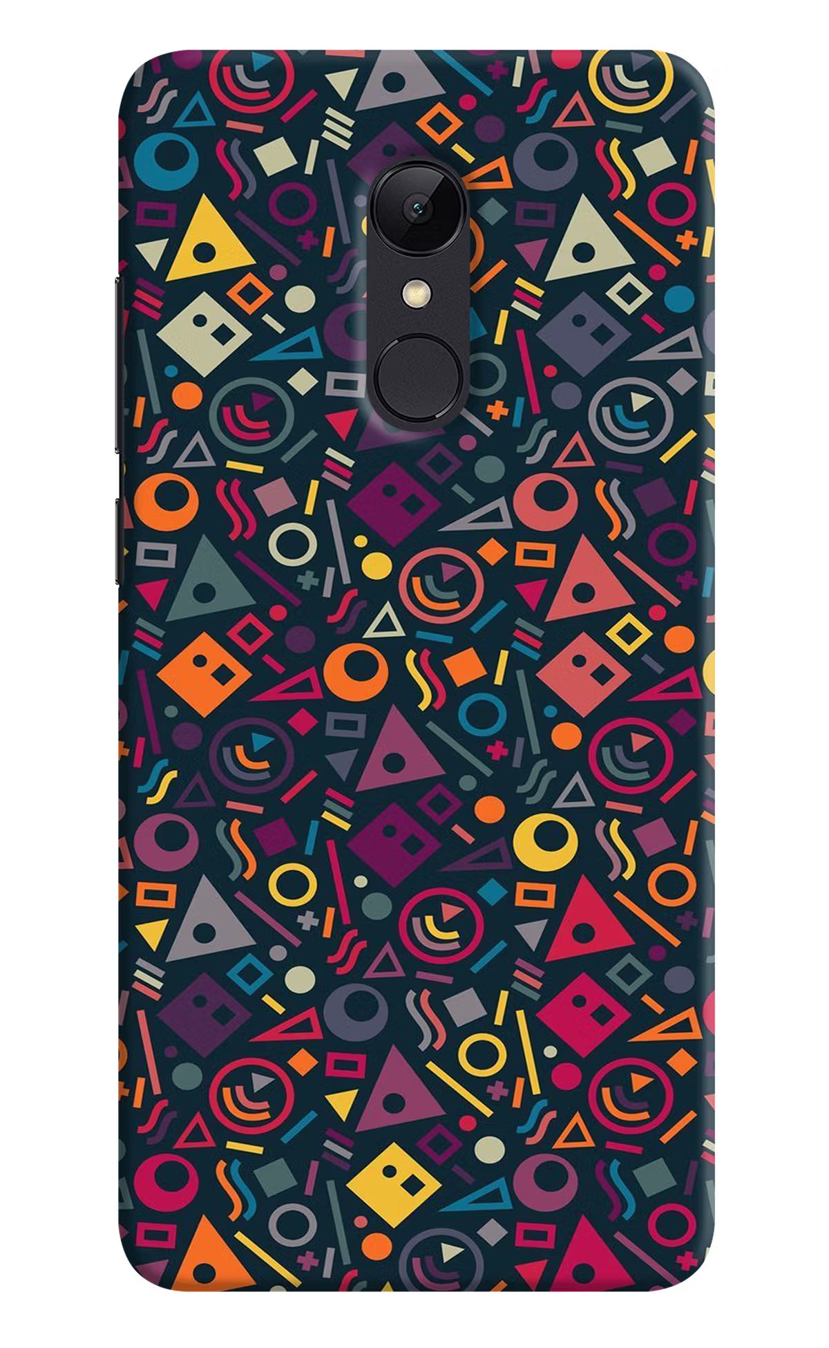 Geometric Abstract Redmi Note 5 Hard Case Back Cover by Casekaro