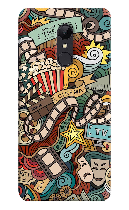 Cinema Abstract Redmi Note 5 Hard Case Back Cover by Casekaro