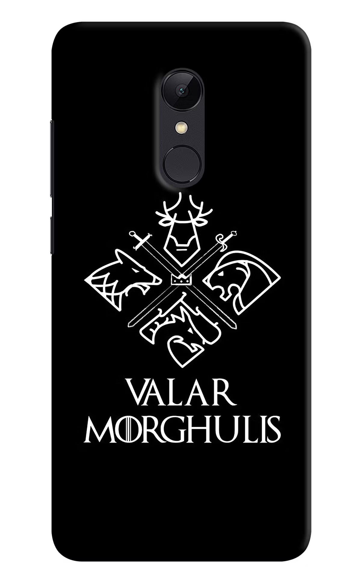 Valar Morghulis | Game Of Thrones Redmi Note 5 Hard Case Back Cover by Casekaro