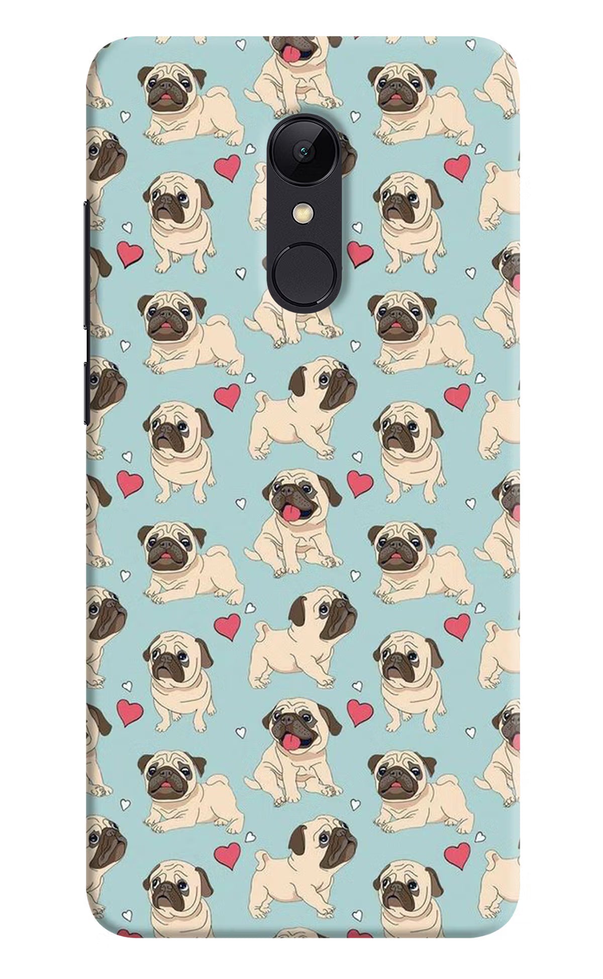 Pug Dog Redmi Note 5 Hard Case Back Cover by Casekaro