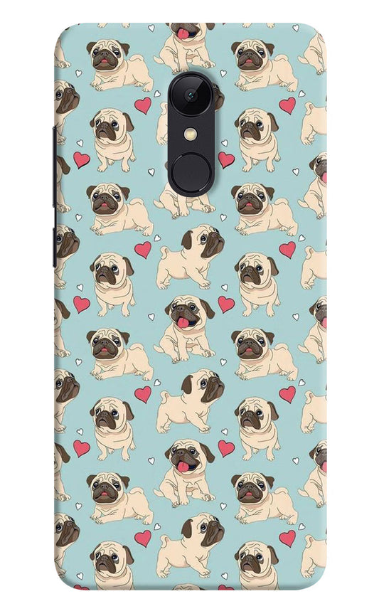 Pug Dog Redmi Note 5 Hard Case Back Cover by Casekaro