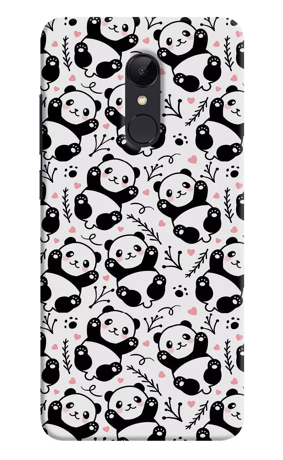 Cute Panda Redmi Note 5 Hard Case Back Cover by Casekaro