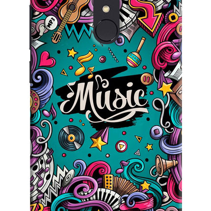 Music Graffiti Redmi Note 5 Hard Case Back Cover by Casekaro