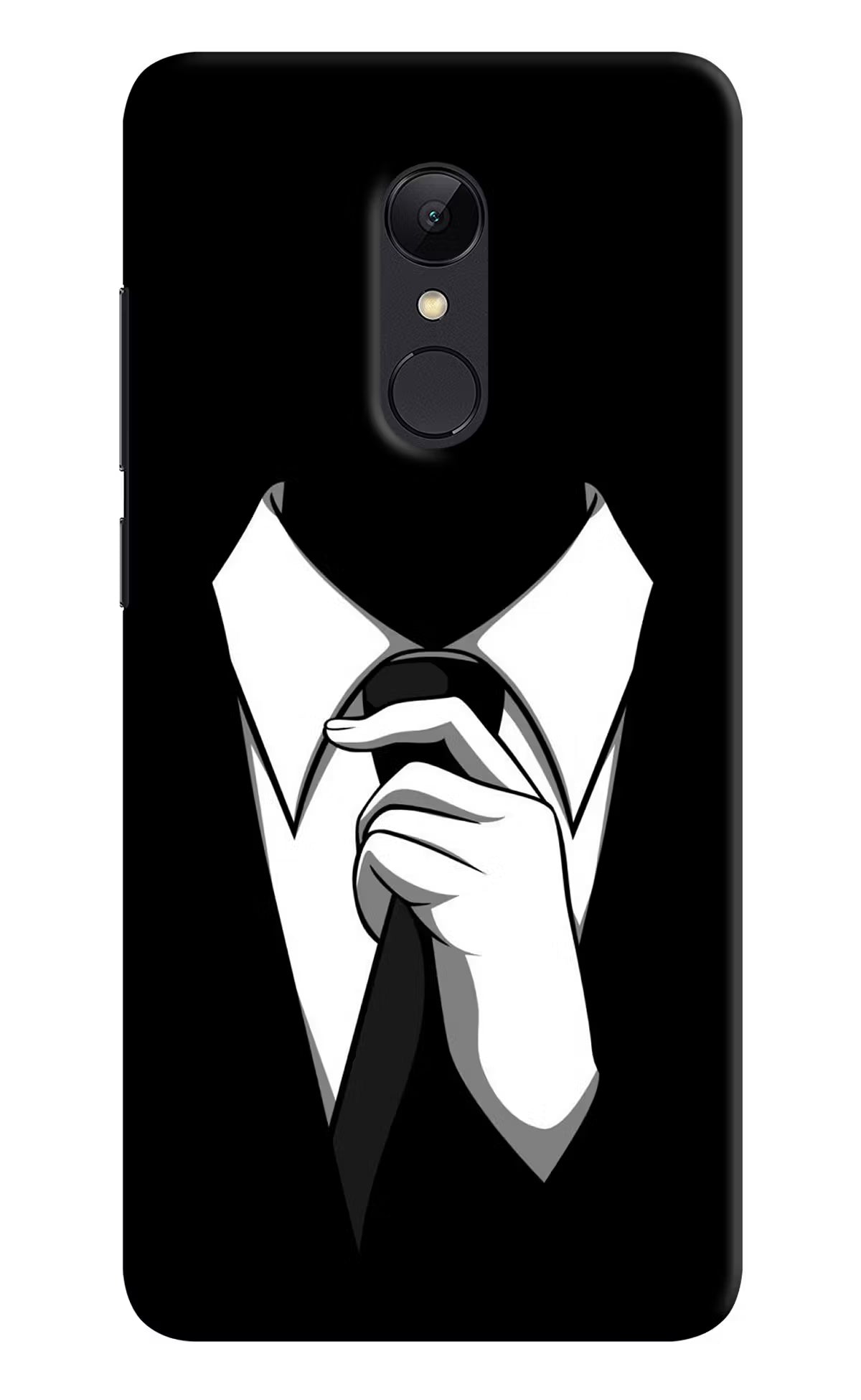 Black Tie Redmi Note 5 Hard Case Back Cover by Casekaro