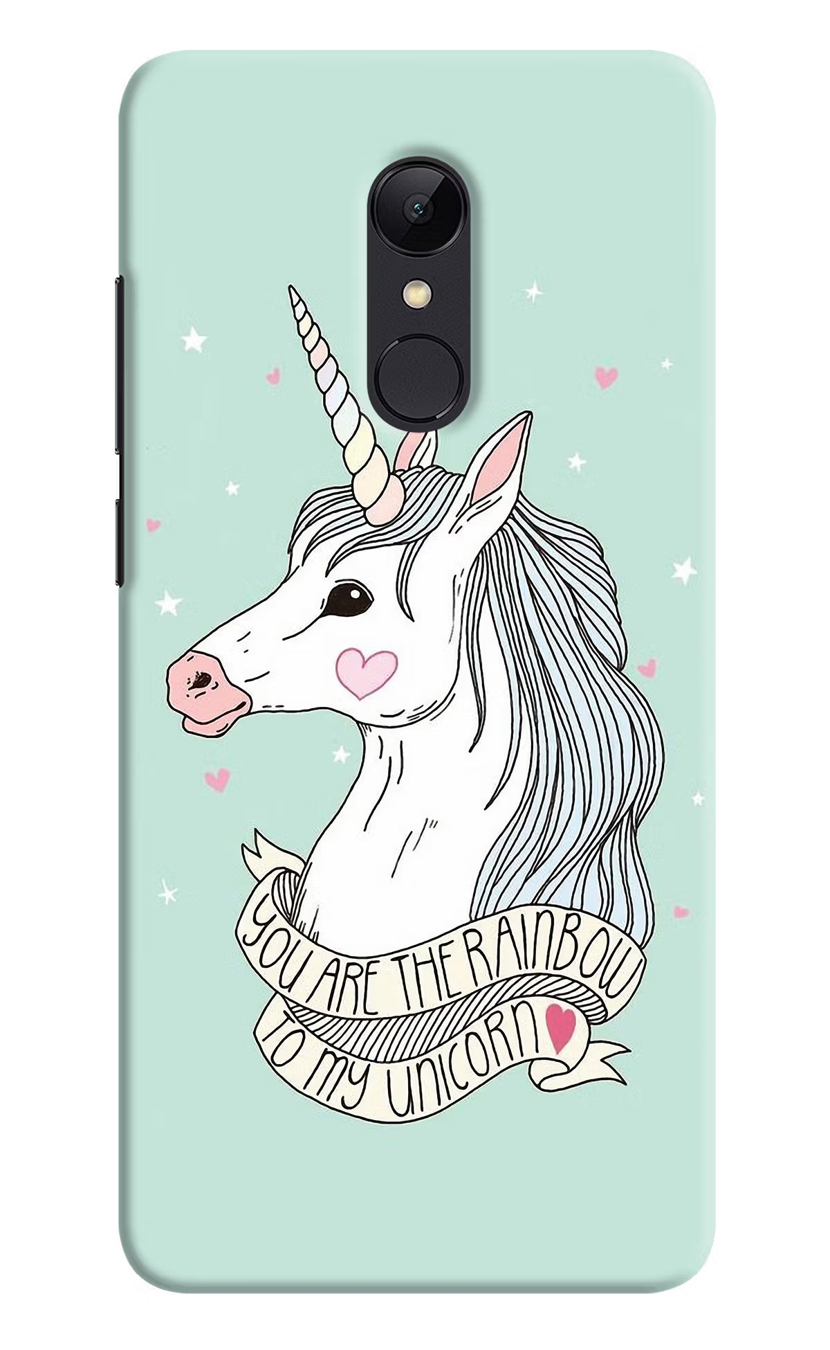 Unicorn Wallpaper Redmi Note 5 Hard Case Back Cover by Casekaro