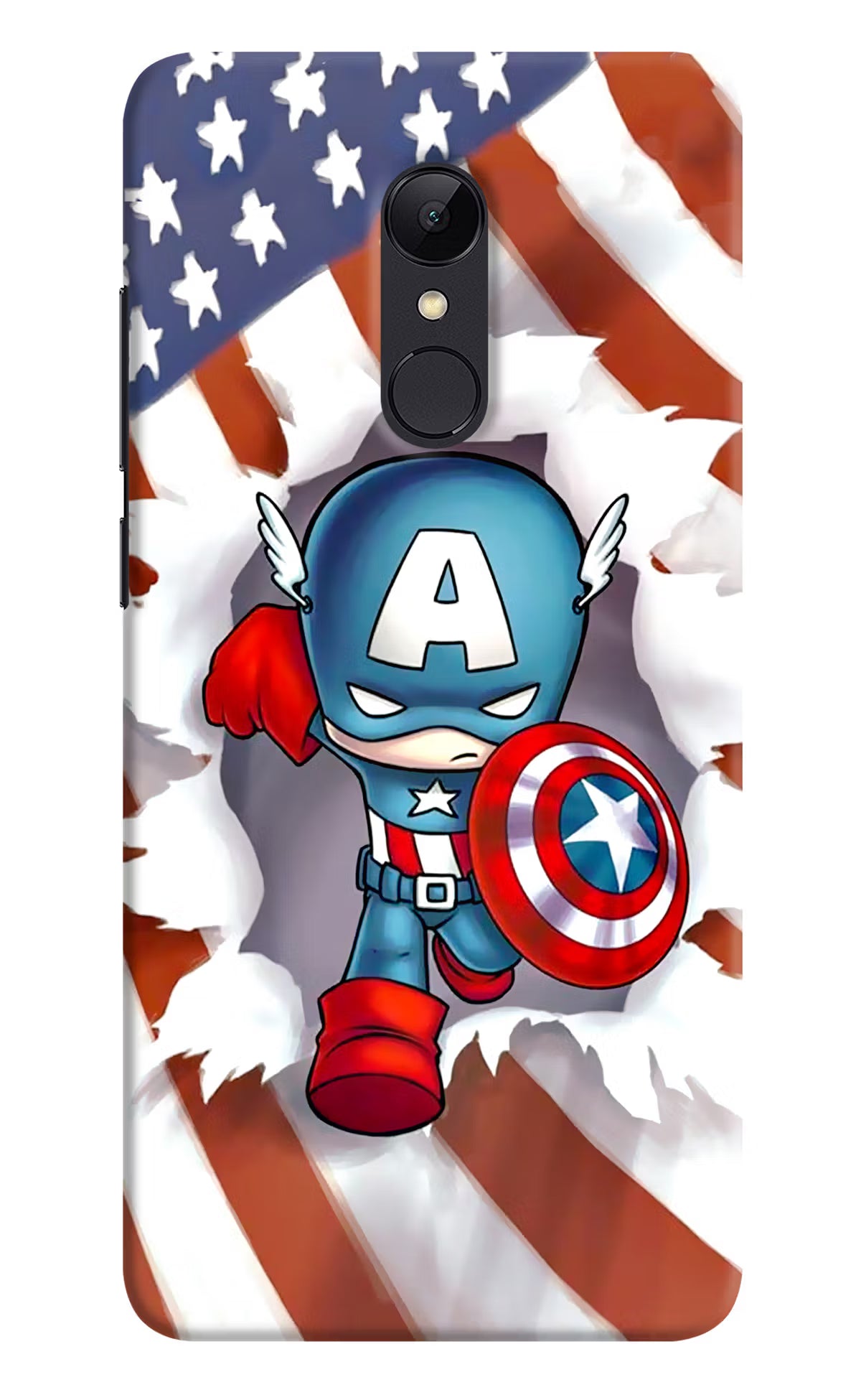 Captain America Redmi Note 5 Hard Case Back Cover by Casekaro
