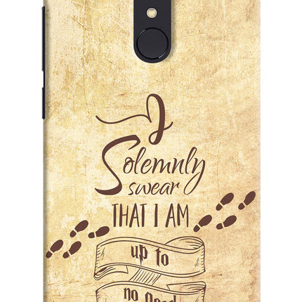 I Solemnly swear that i up to no good Redmi Note 5 Hard Case Back Cover by Casekaro
