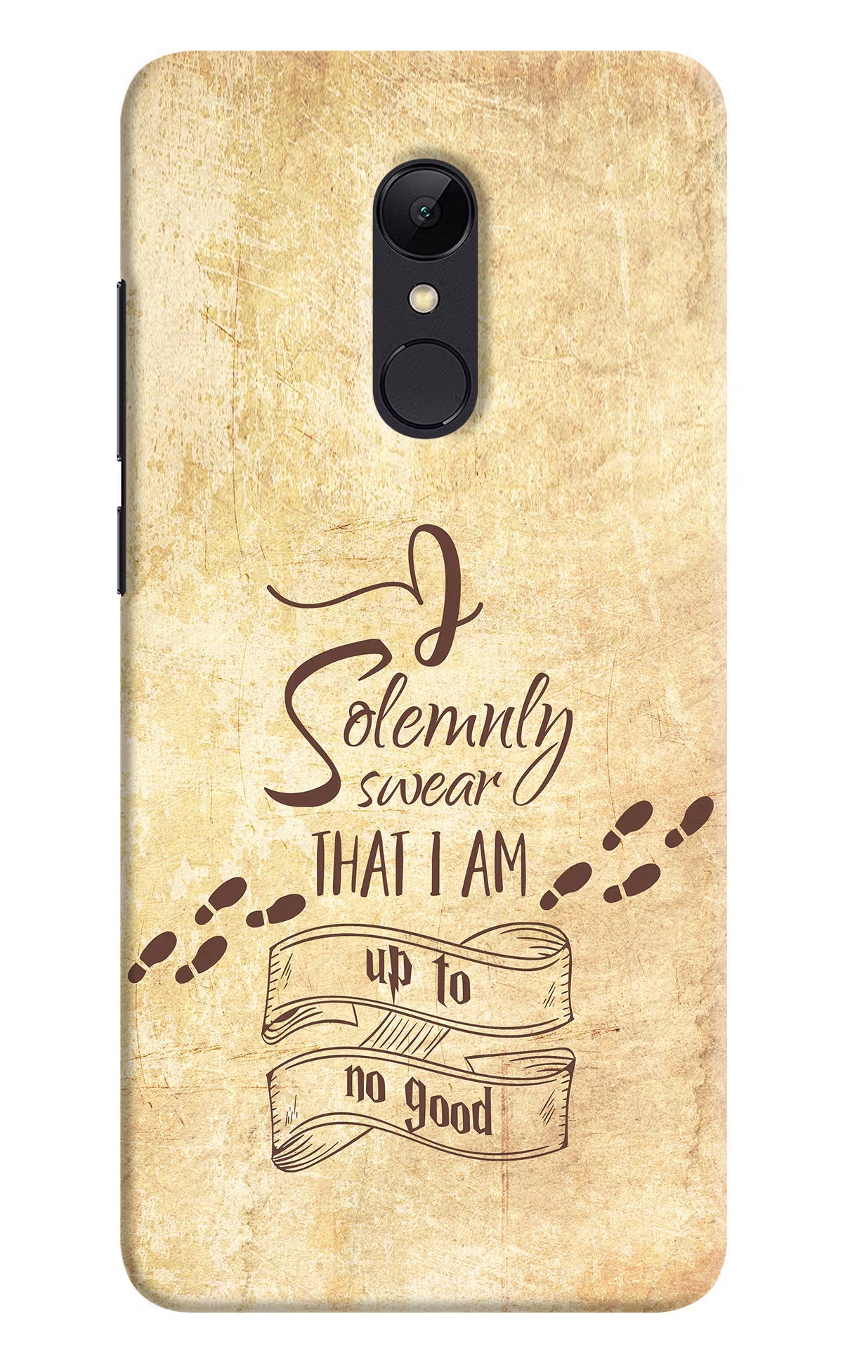 I Solemnly swear that i up to no good Redmi Note 5 Hard Case Back Cover by Casekaro