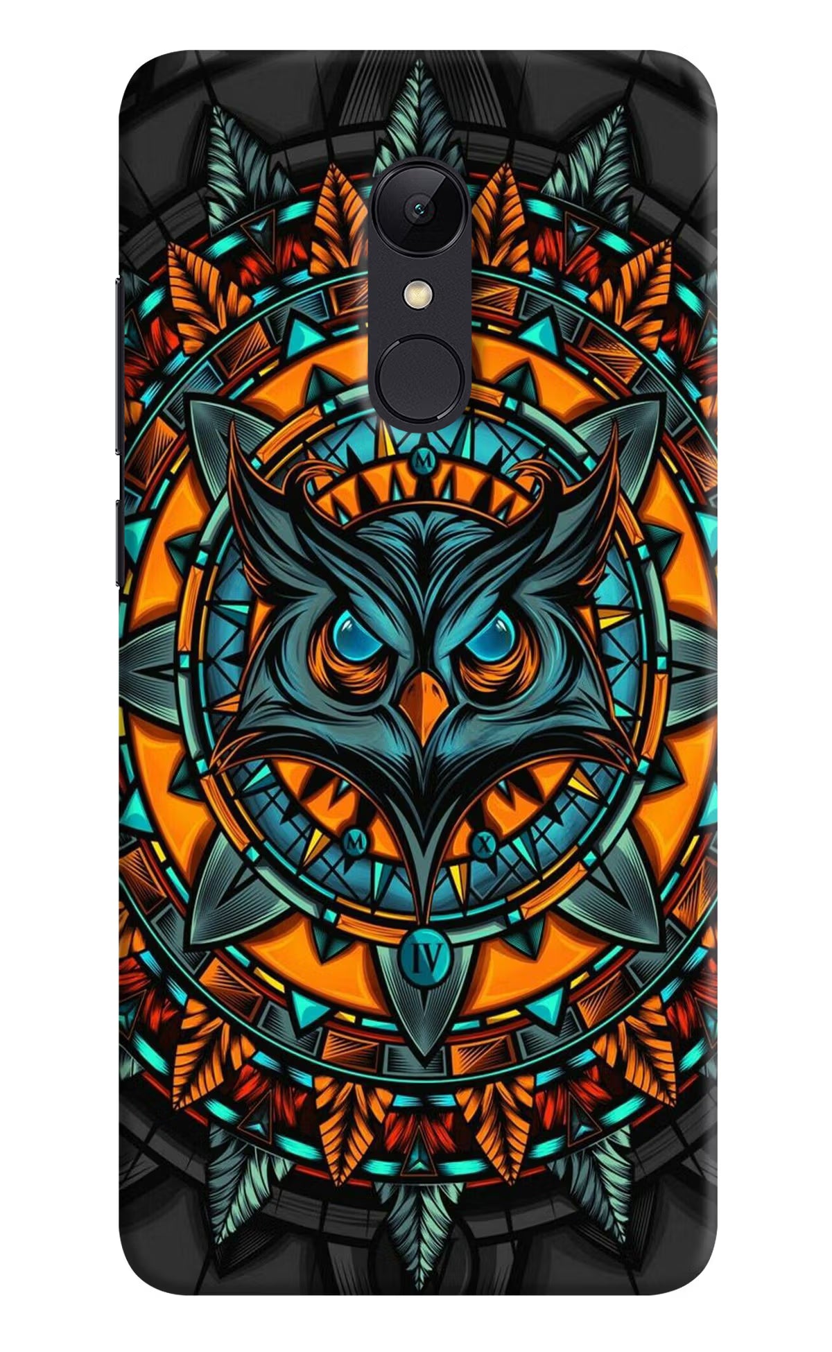 Angry Owl Art Redmi Note 5 Hard Case Back Cover by Casekaro