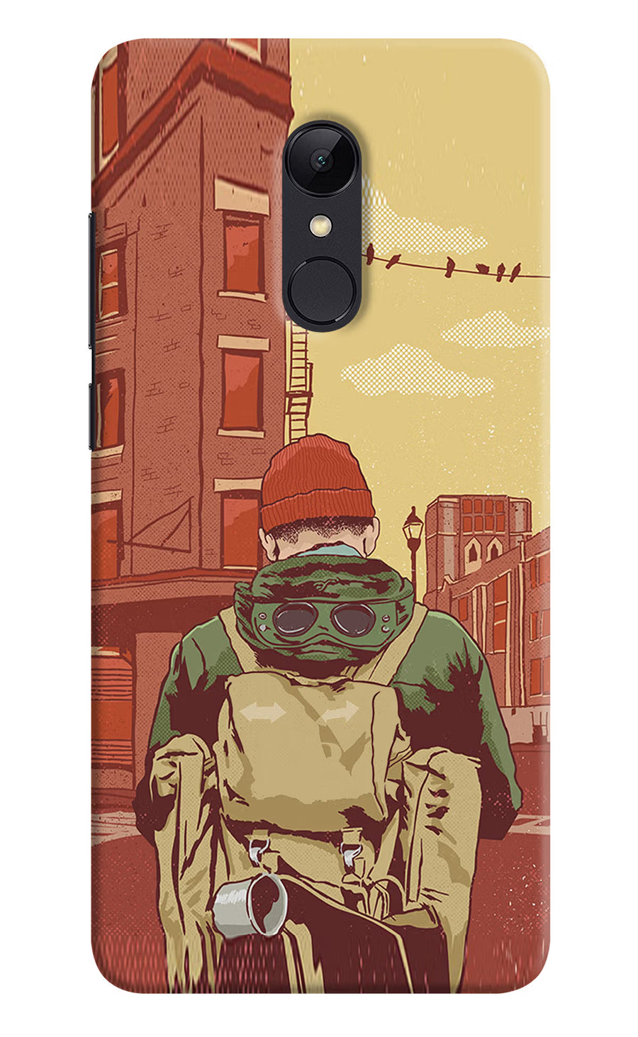 Adventurous Redmi Note 5 Back Cover, Hard case