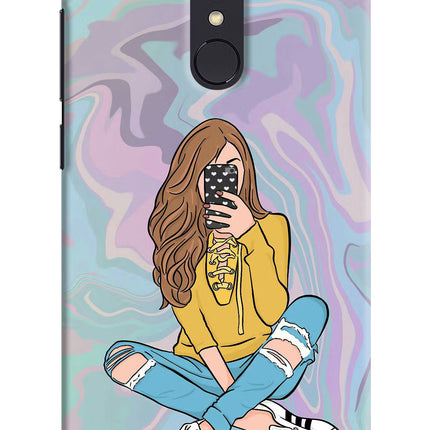 Selfie Girl Redmi Note 5 Hard Case Back Cover by Casekaro