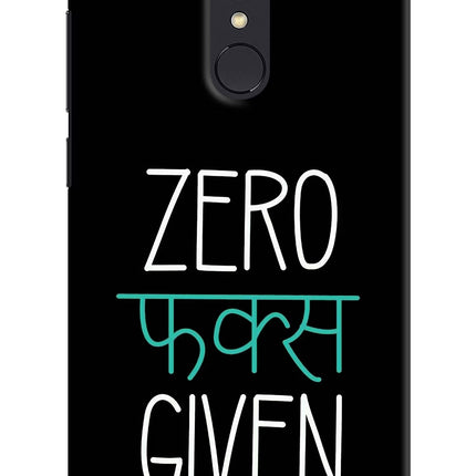 Zero Fucks Given Redmi Note 5 Hard Case Back Cover by Casekaro