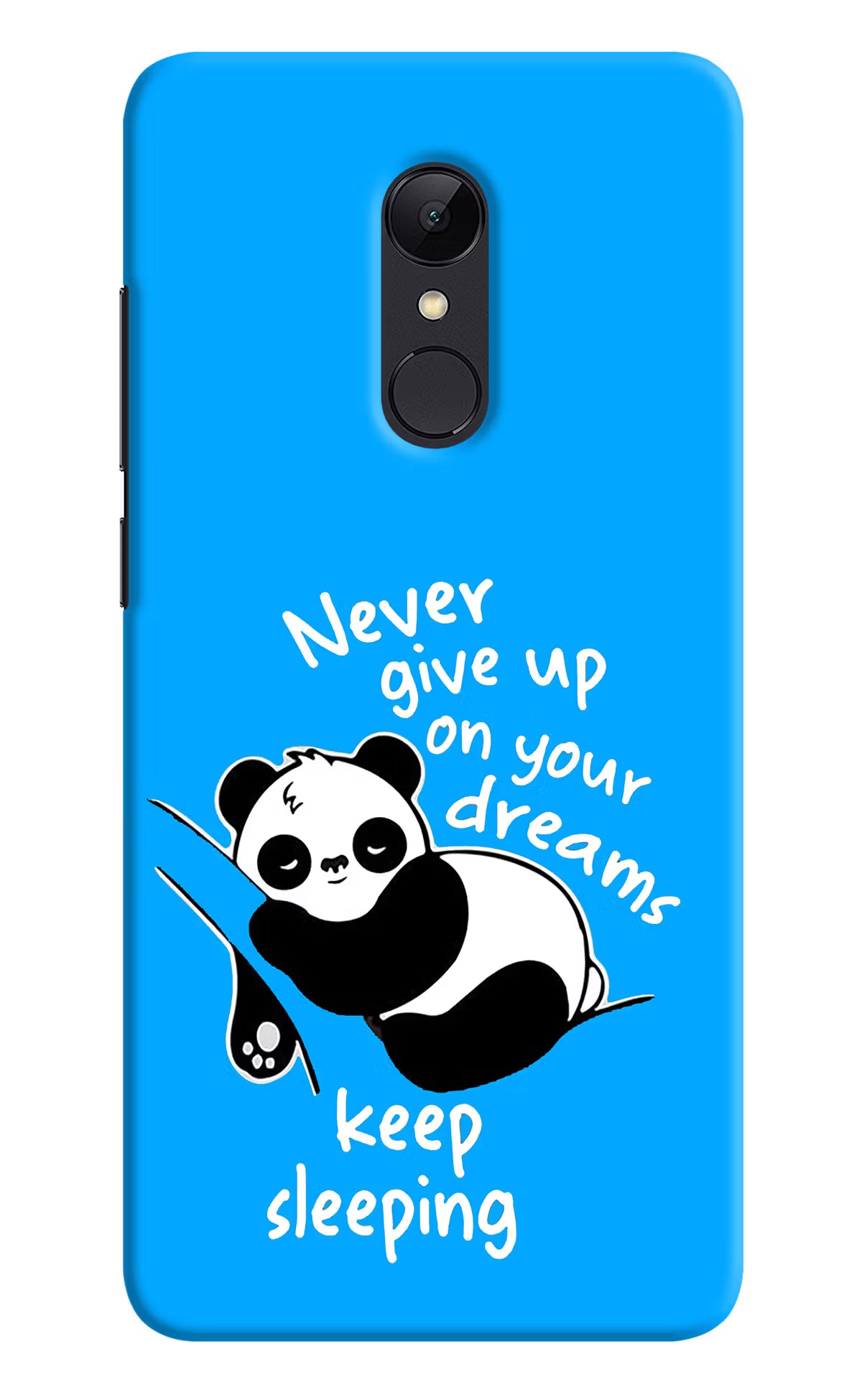 Keep Sleeping Redmi Note 5 Hard Case Back Cover by Casekaro