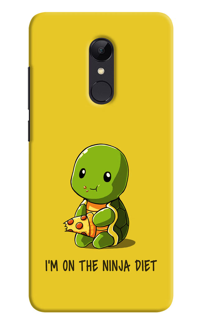 I'm on Ninja Diet Redmi Note 5 Hard Case Back Cover by Casekaro