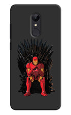 Ironman Throne Redmi Note 5 Hard Case Back Cover by Casekaro