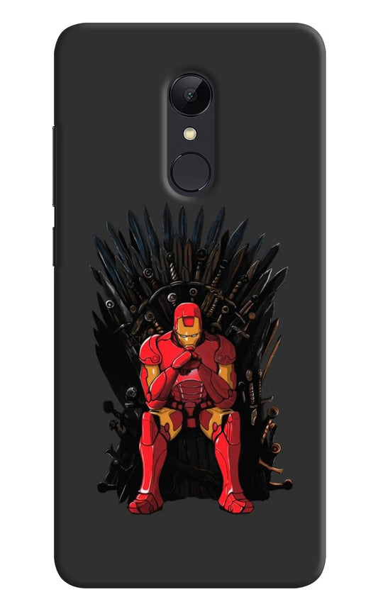 Ironman Throne Redmi Note 5 Hard Case Back Cover by Casekaro