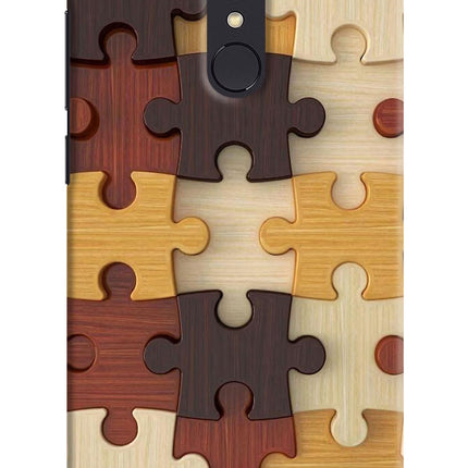 Wooden Puzzle Redmi Note 5 Hard Case Back Cover by Casekaro