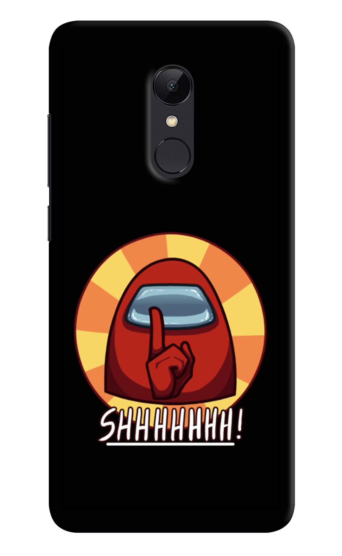Among Us Shhh! Redmi Note 5 Hard Case Back Cover by Casekaro