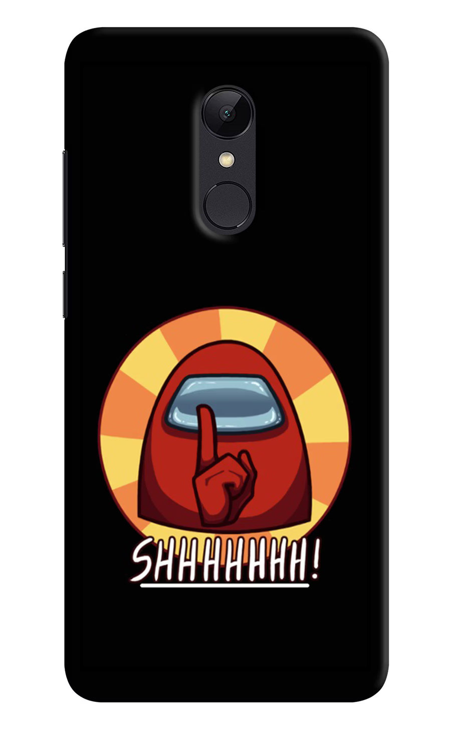 Among Us Shhh! Redmi Note 5 Back Cover, Hard case