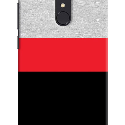 Tri Color Pattern Redmi Note 5 Hard Case Back Cover by Casekaro
