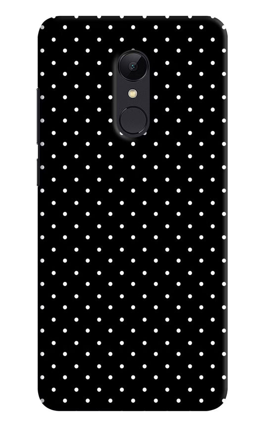 White Dots Redmi Note 5 Hard Case Back Cover by Casekaro