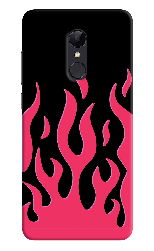 Fire Flames Redmi Note 5 Hard Case Back Cover by Casekaro