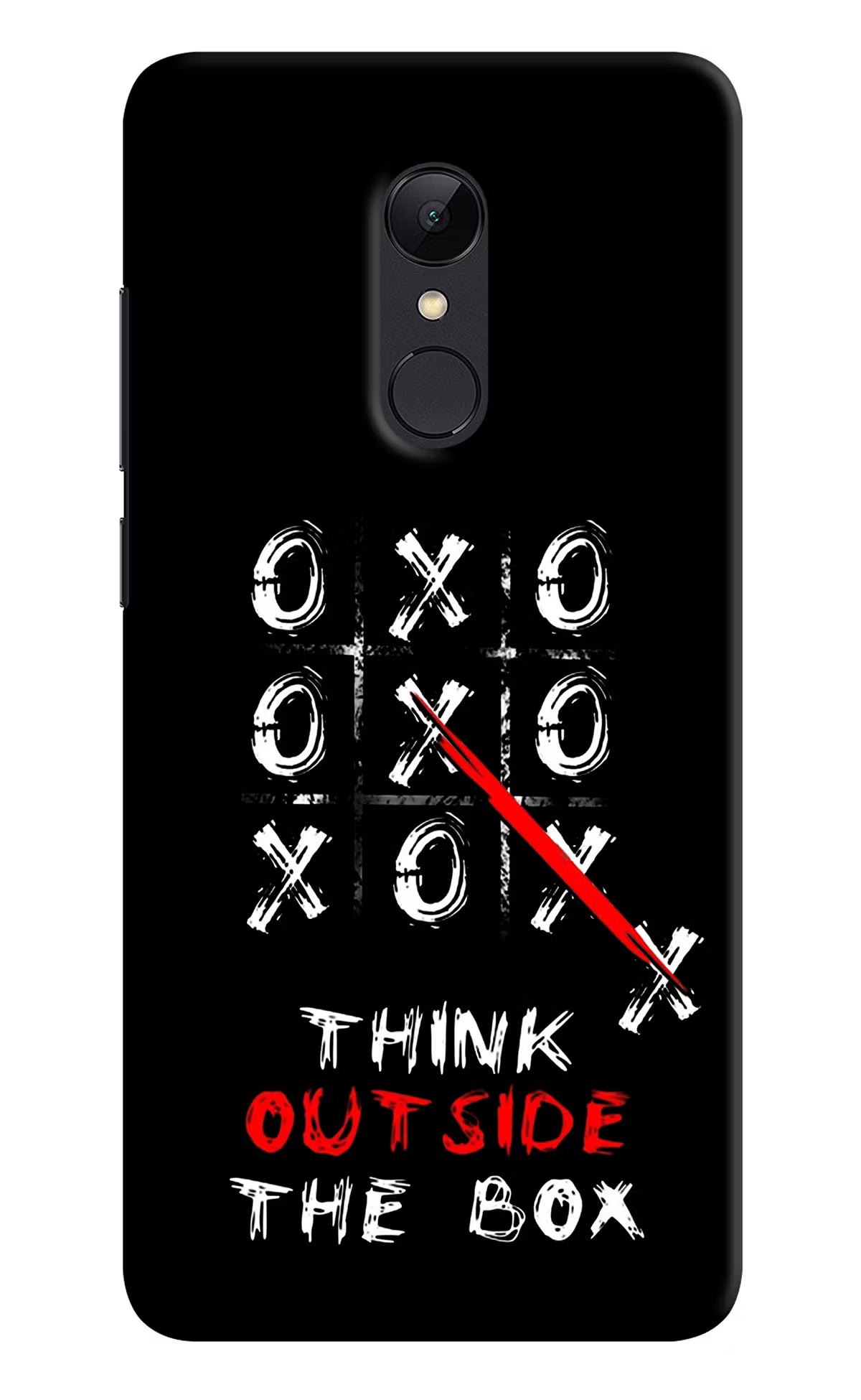 Think out of the BOX Redmi Note 5 Hard Case Back Cover by Casekaro