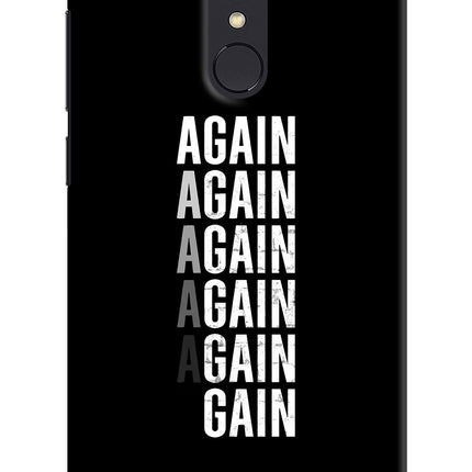 Again Again Gain Redmi Note 5 Hard Case Back Cover by Casekaro