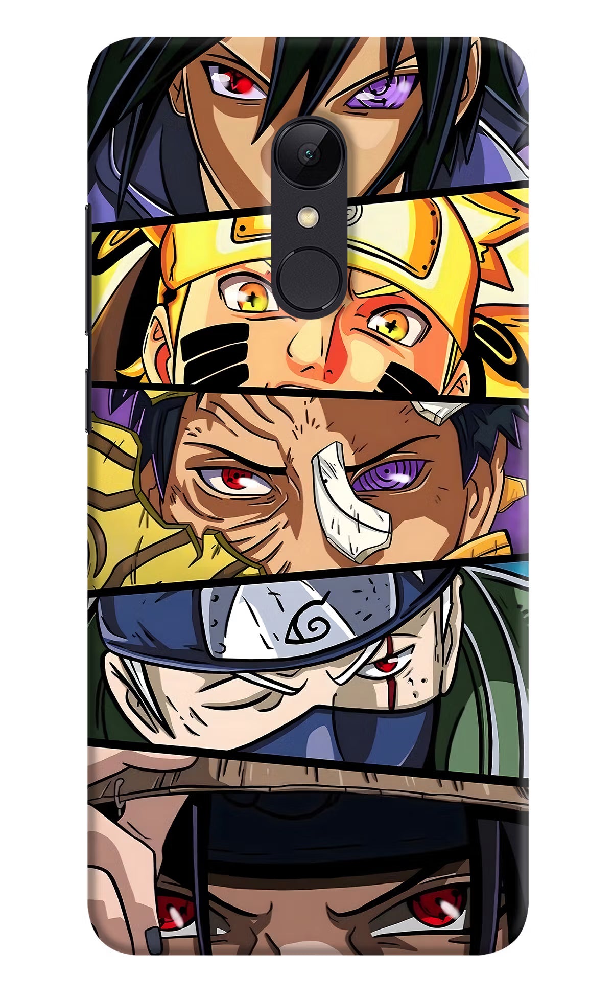 Naruto Character Redmi Note 5 Hard Case Back Cover by Casekaro