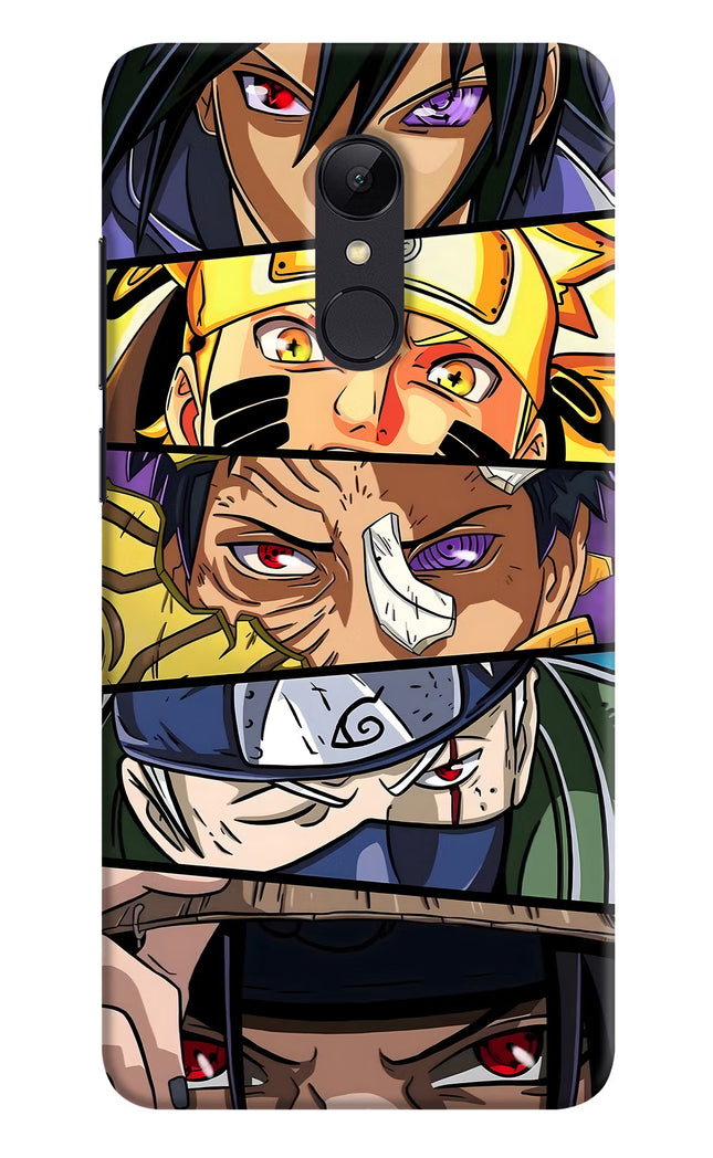 Naruto Character Redmi Note 5 Hard Case Back Cover by Casekaro