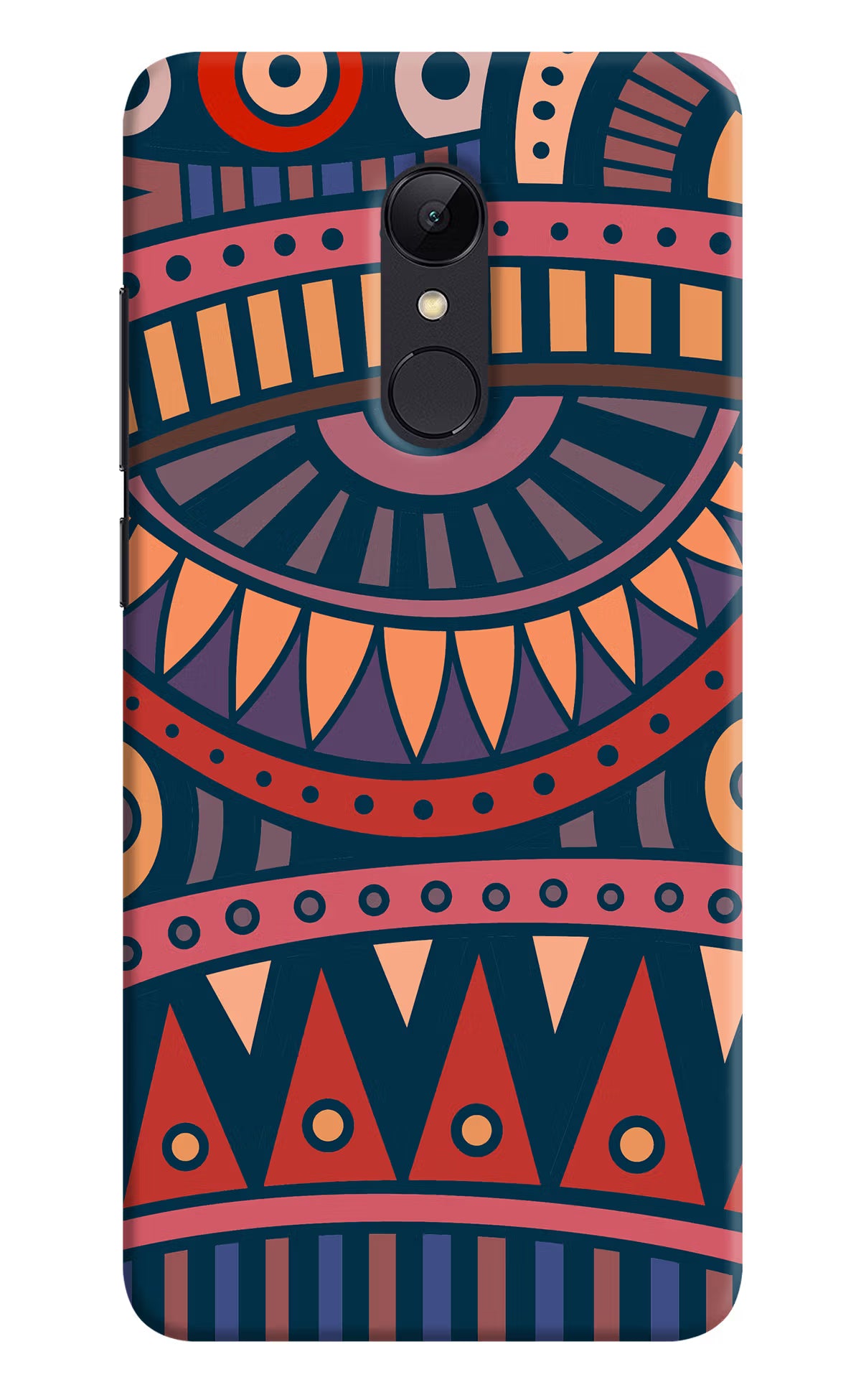 African Culture Design Redmi Note 5 Hard Case Back Cover by Casekaro