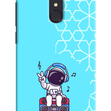 Cute Astronaut Chilling Redmi Note 5 Hard Case Back Cover by Casekaro