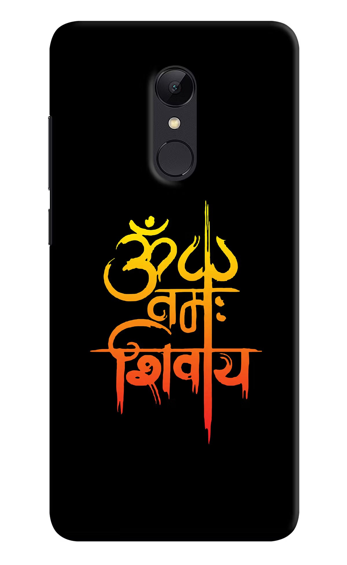 Om Namah Shivay Redmi Note 5 Hard Case Back Cover by Casekaro