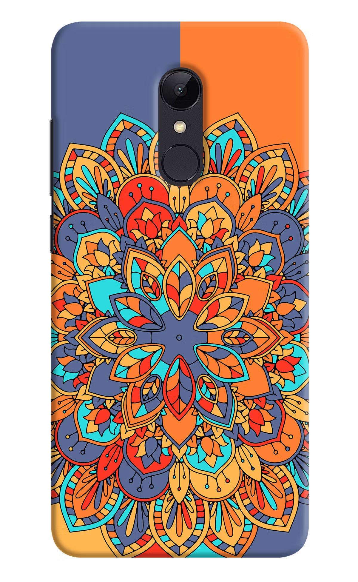 Color Mandala Redmi Note 5 Hard Case Back Cover by Casekaro