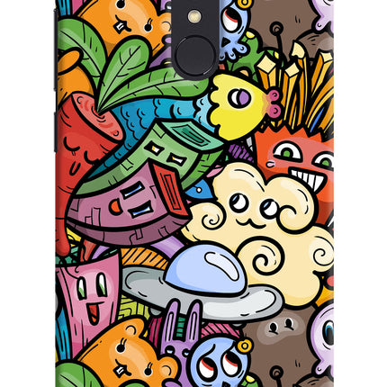 Veggie Doodle Redmi Note 5 Hard Case Back Cover by Casekaro