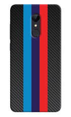 BMW Stripes Pattern Redmi Note 5 Hard Case Back Cover by Casekaro