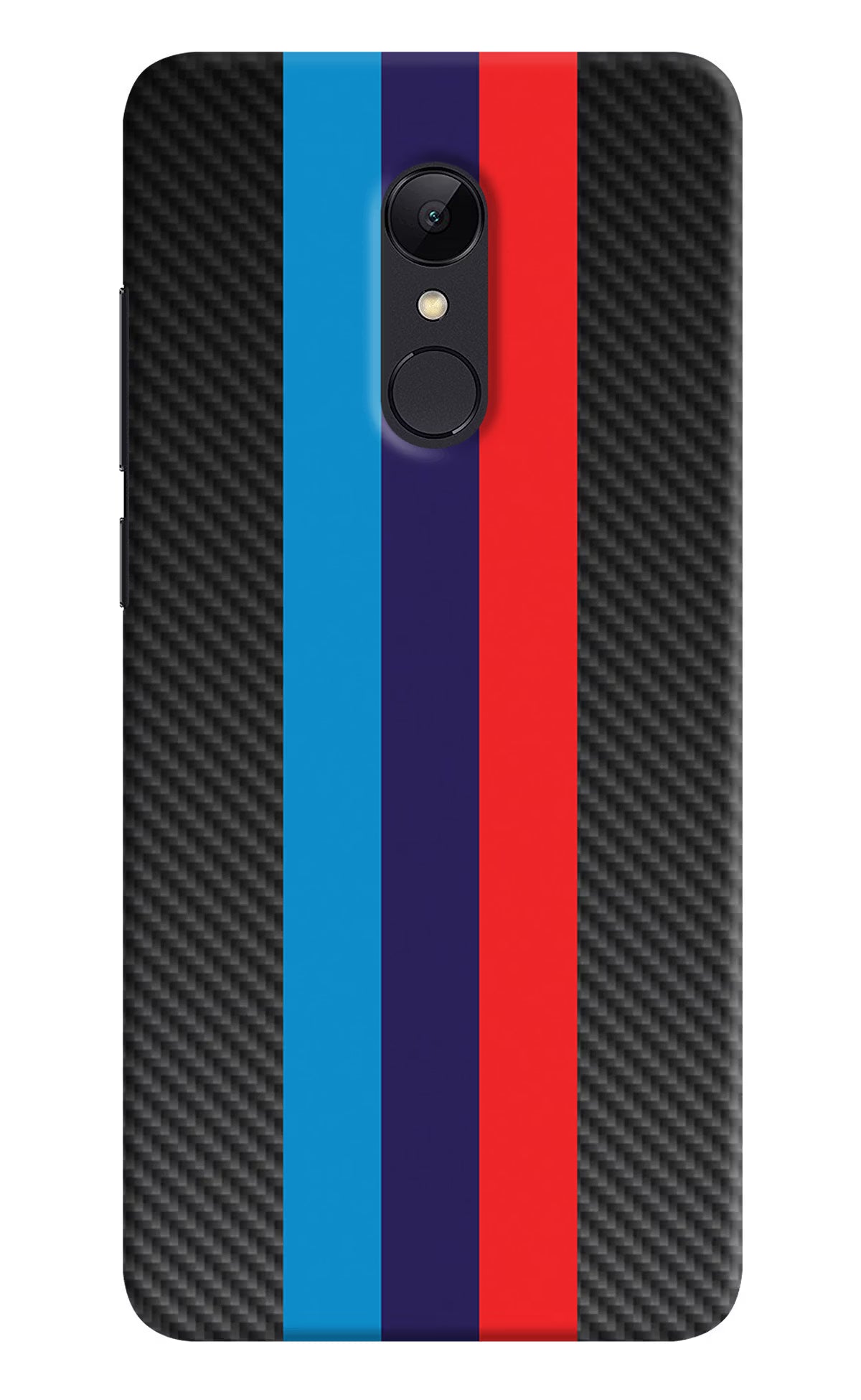 BMW Stripes Pattern Redmi Note 5 Hard Case Back Cover by Casekaro