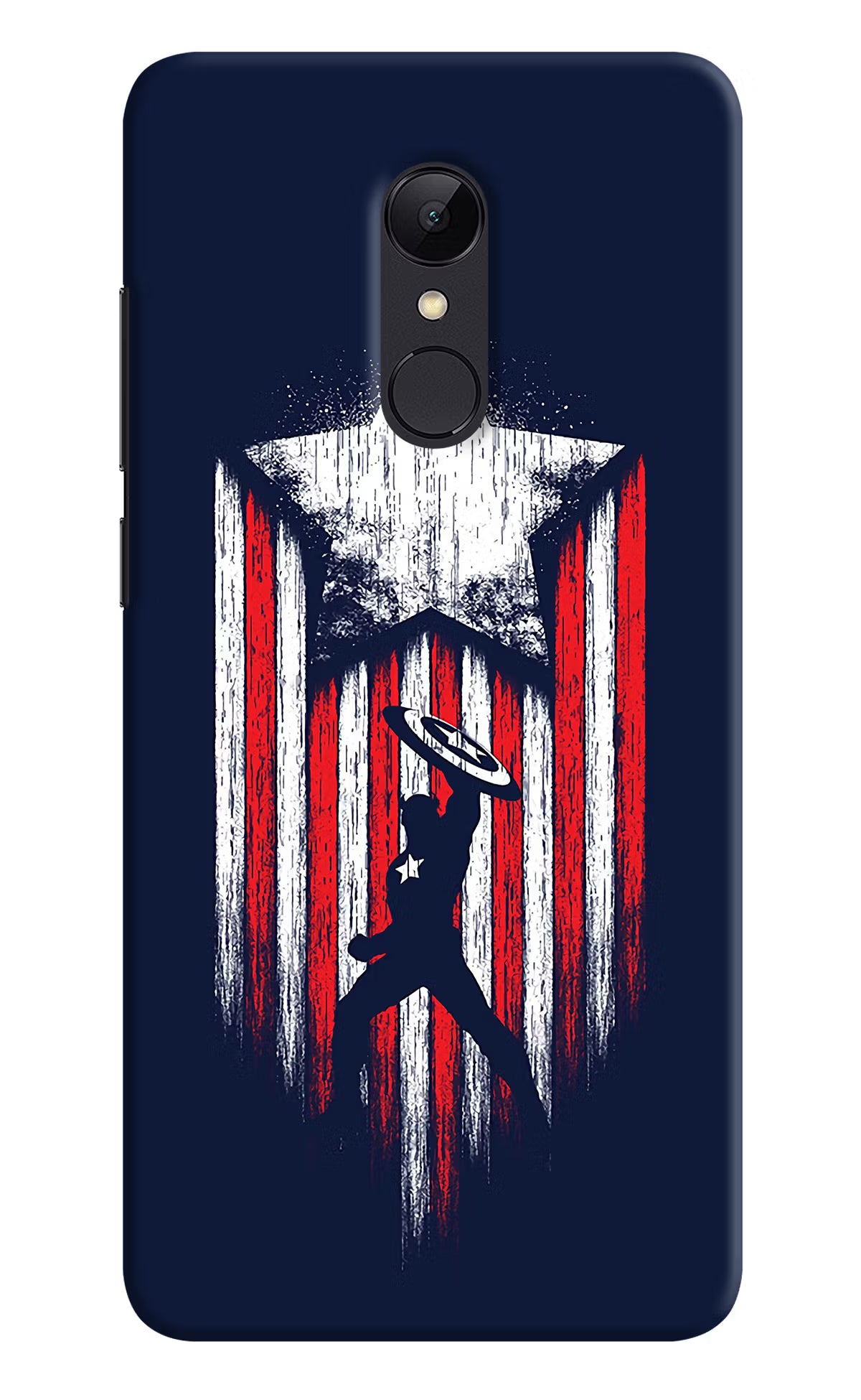 Captain America Marvel Art Redmi Note 5 Hard Case Back Cover by Casekaro