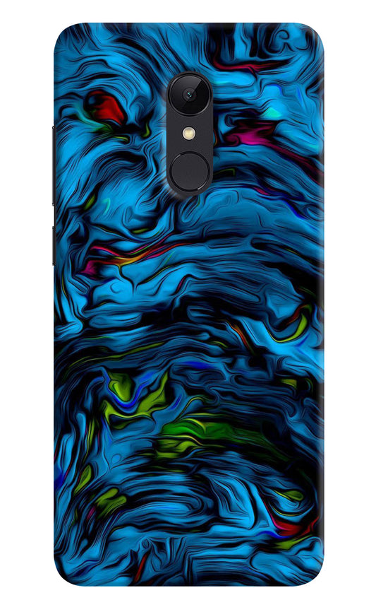 Dark Blue Abstract Redmi Note 5 Hard Case Back Cover by Casekaro