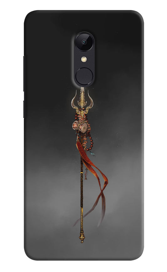 Shiv Trishul Redmi Note 5 Hard Case Back Cover by Casekaro