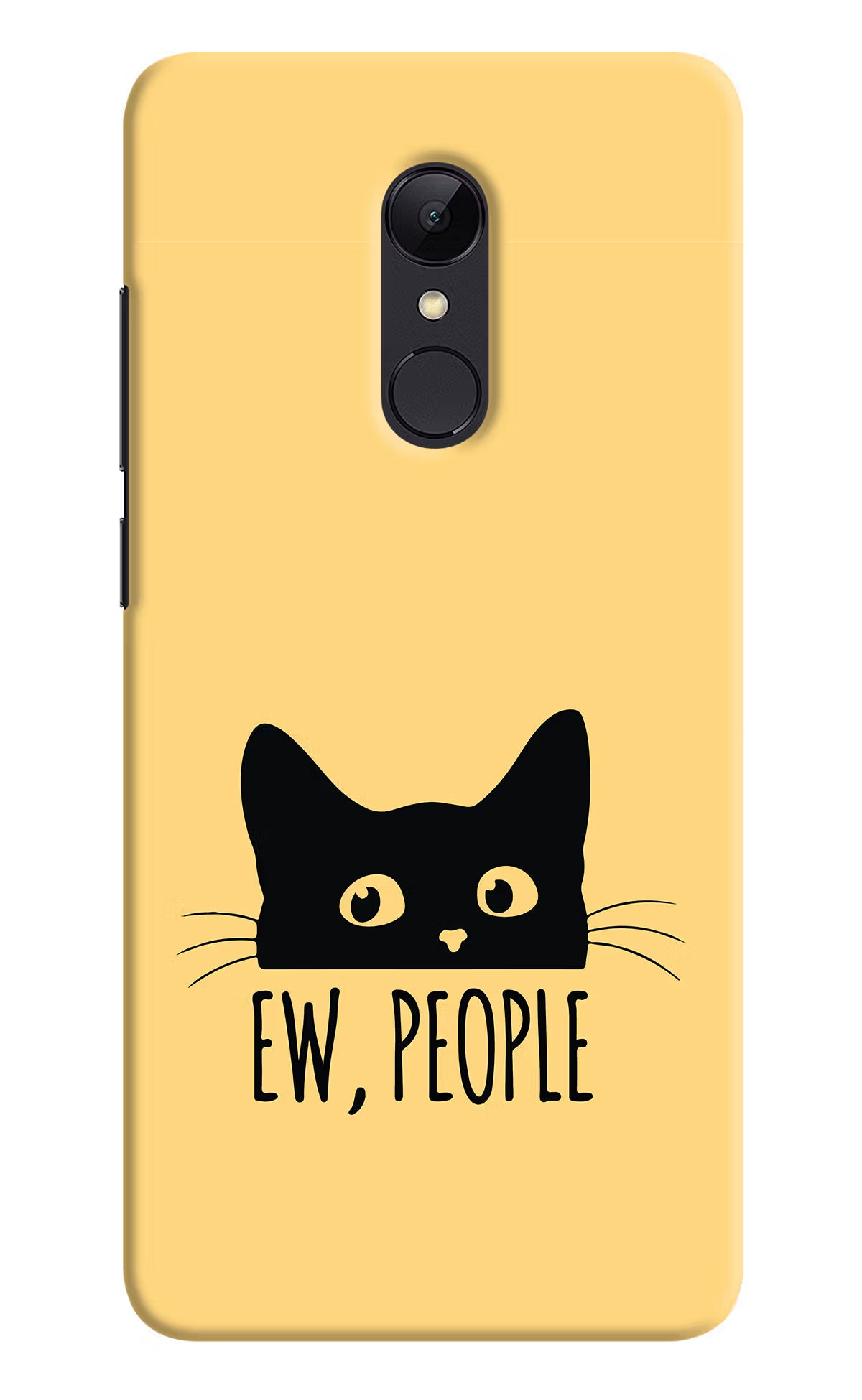Ew People Catitude Redmi Note 5 Hard Case Back Cover by Casekaro