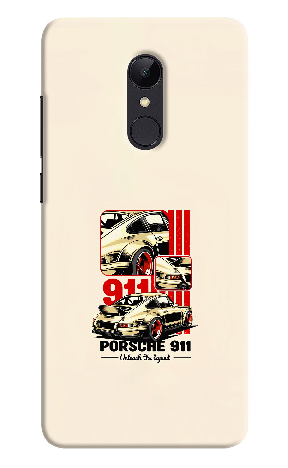 Classic Porsche 911 Redmi Note 5 Hard Case Back Cover by Casekaro