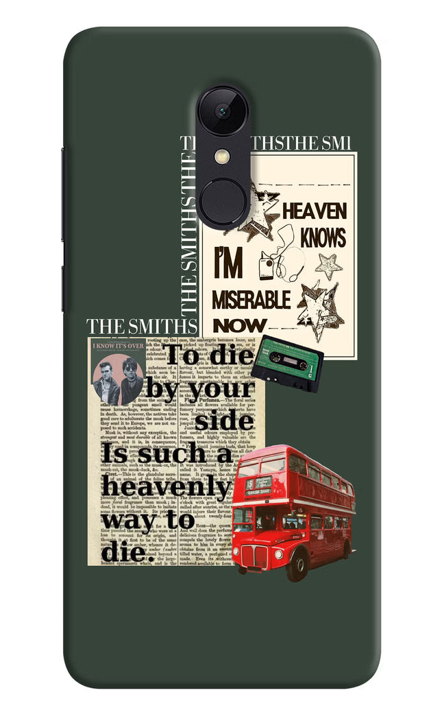 The Smiths Redmi Note 5 Hard Case Back Cover by Casekaro