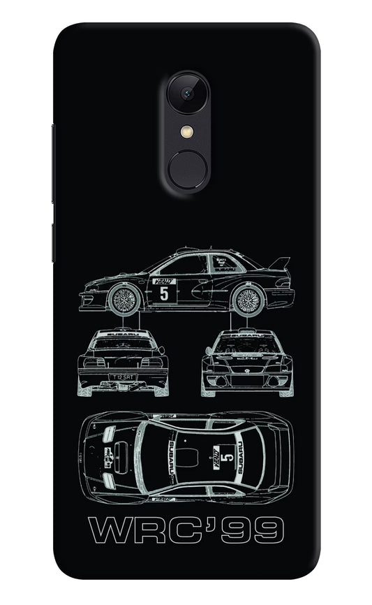 WRC'99 Redmi Note 5 Hard Case Back Cover by Casekaro